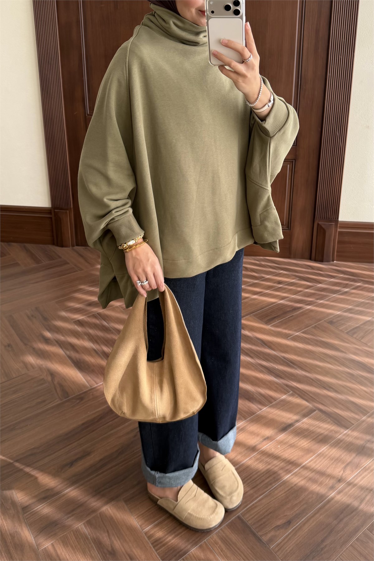Yarasa Kol Sweat - HAKİ