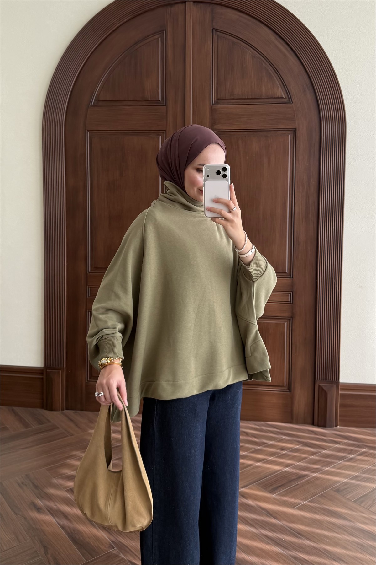 Yarasa Kol Sweat - HAKİ