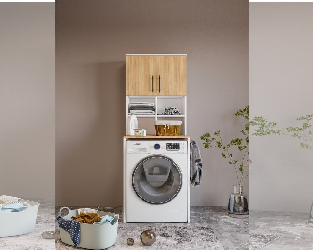 BONE ÇAMAŞIR MAKİNA DOLABI