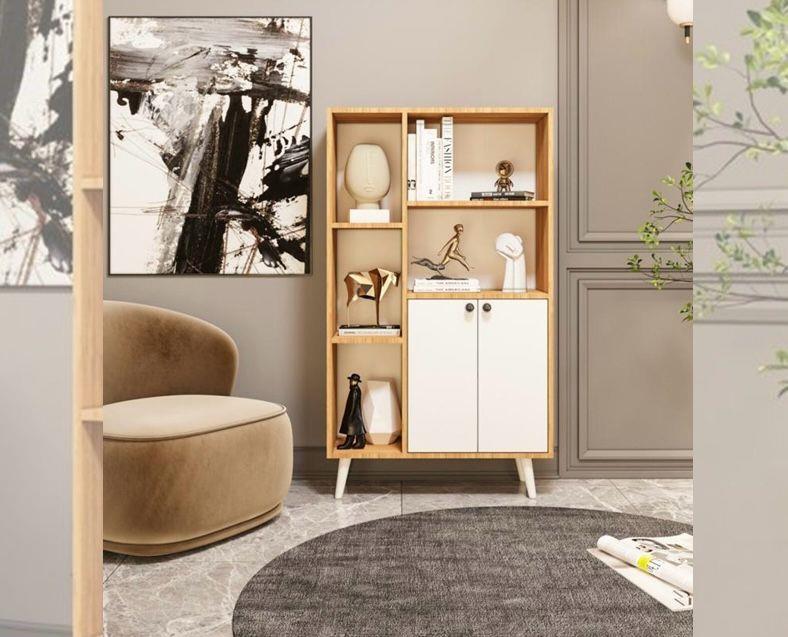 MİLANO 2 Kapaklı 7 Bölmeli Kitaplık