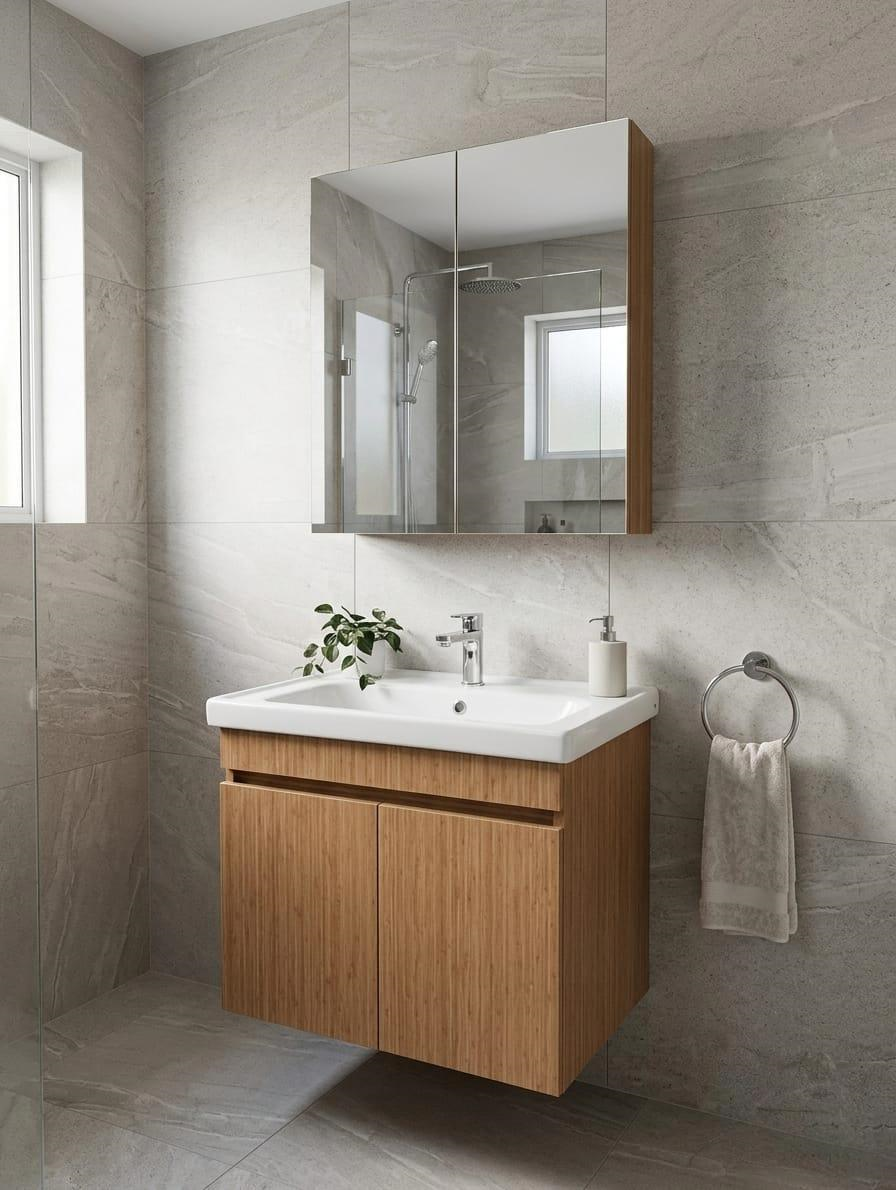 MİNTAKA BANYO DOLABI 65'LİK HİLTON LAVABO