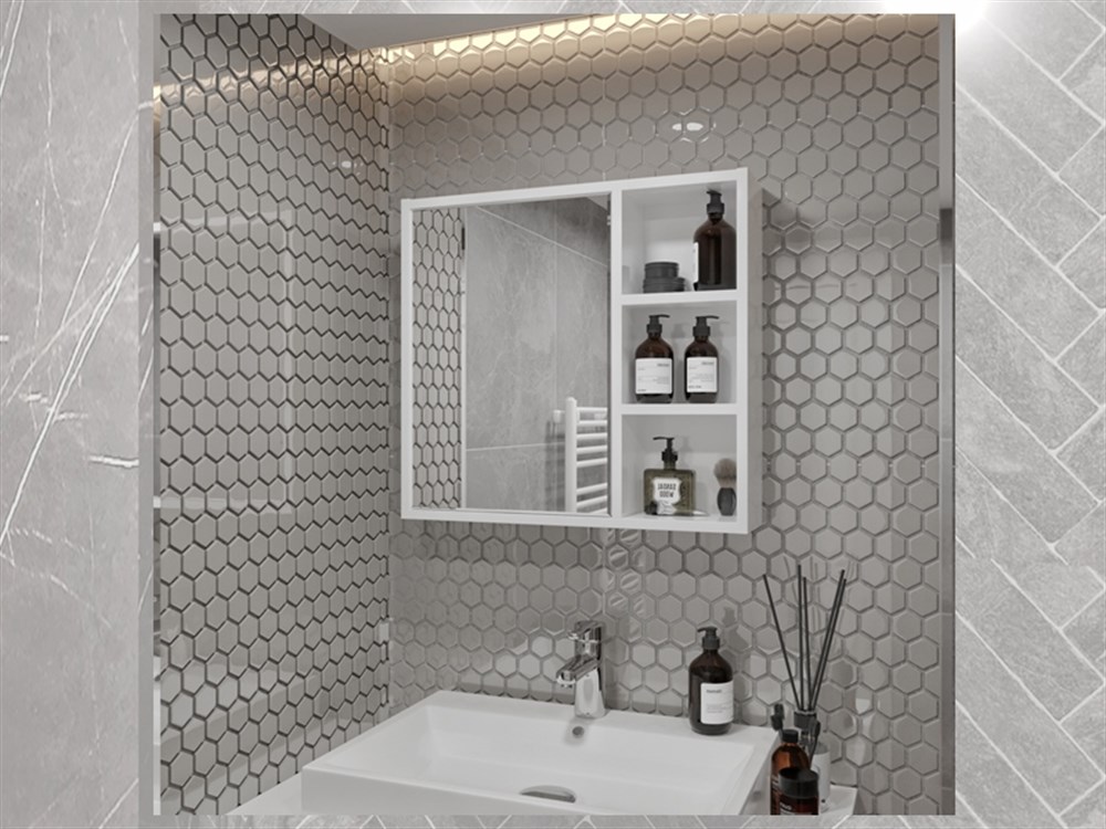 BANYO TUVALET AYNALI DOLAP 65'
