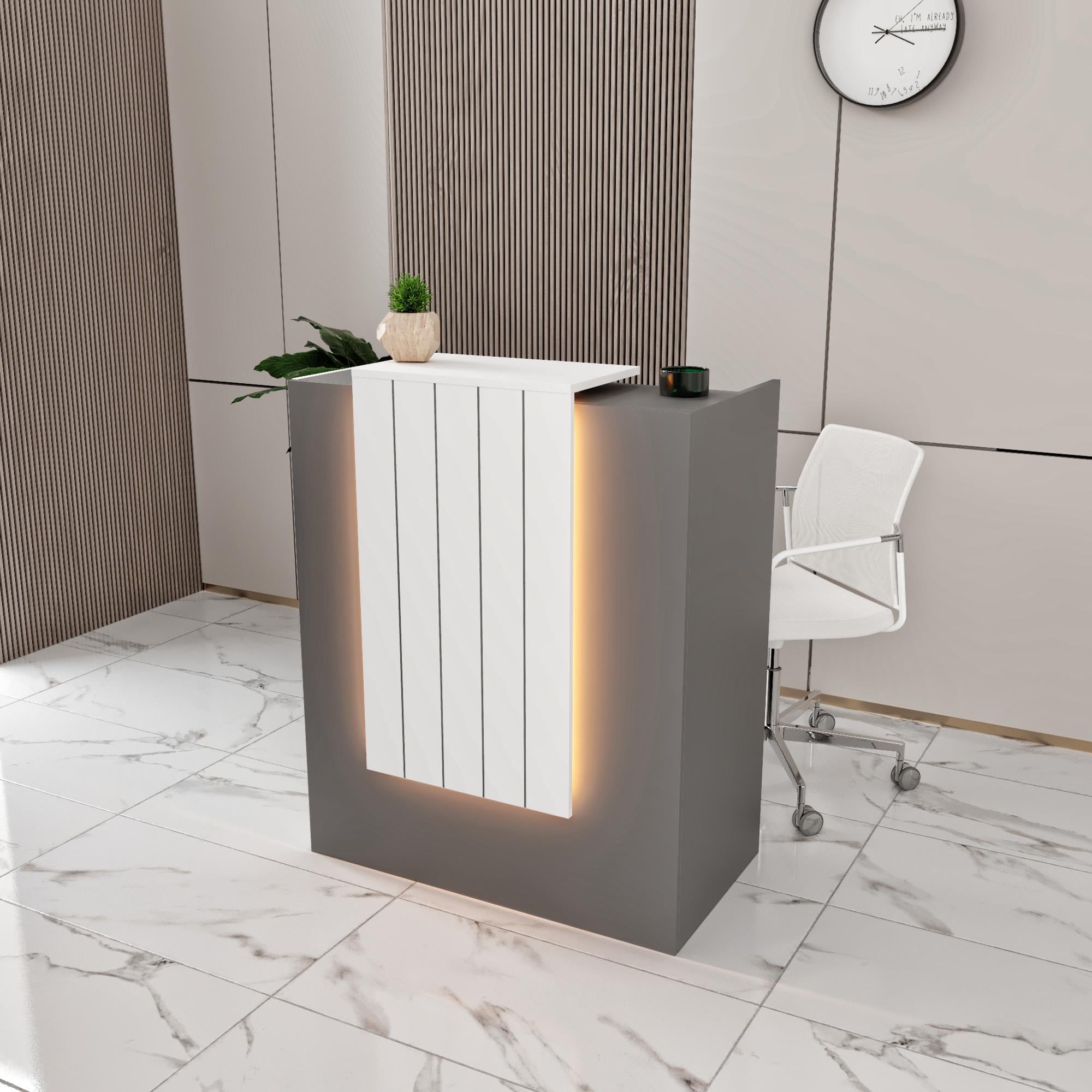 BLACKROS 1 ÇEKMECELİ  LEDLİ KARŞILAMA BANKO