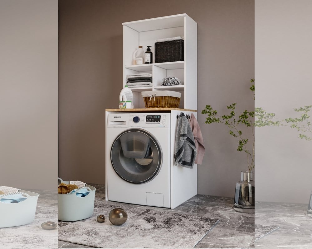 BONE ÇAMAŞIR MAKİNA DOLABI