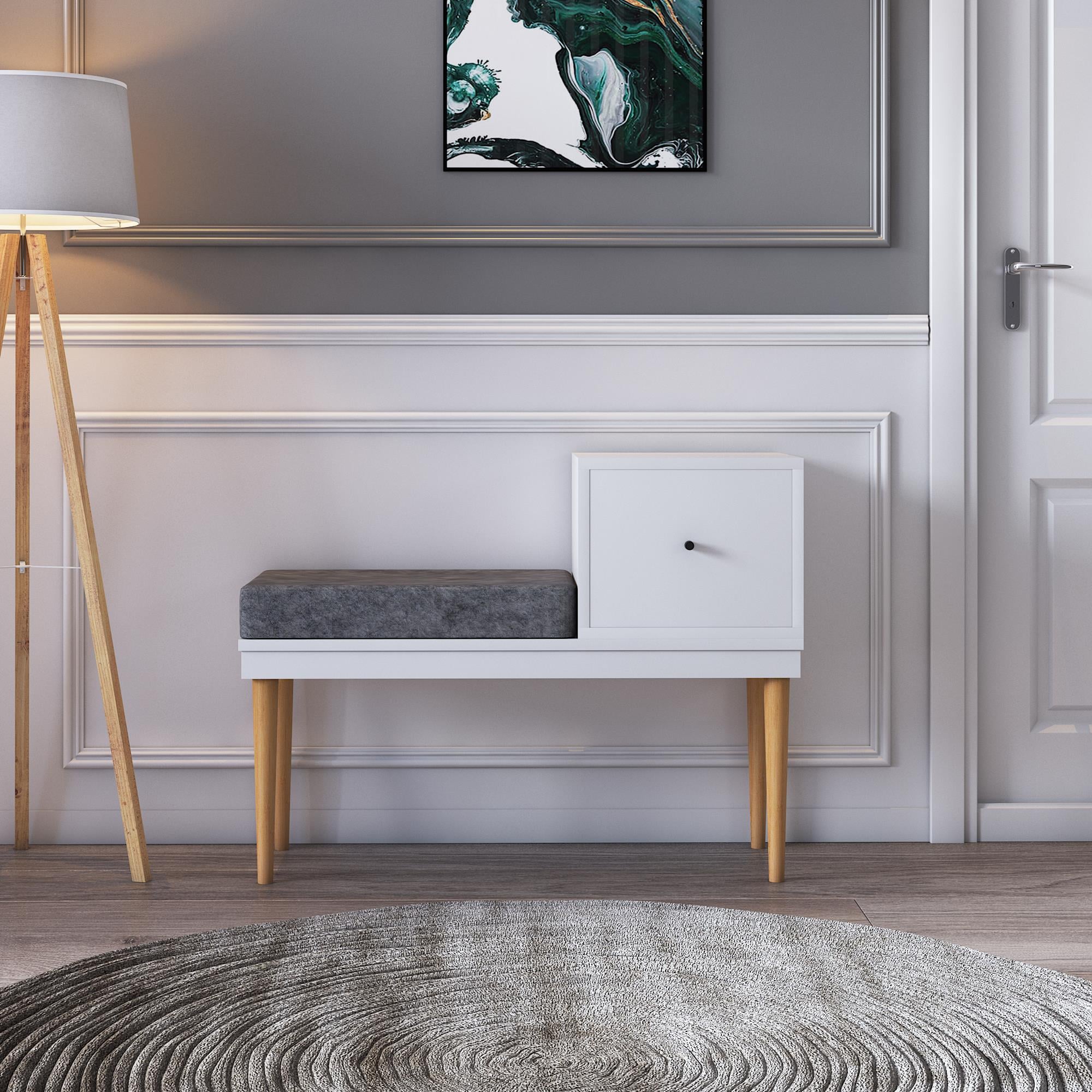 PARİS MODERN PUF BEYAZ