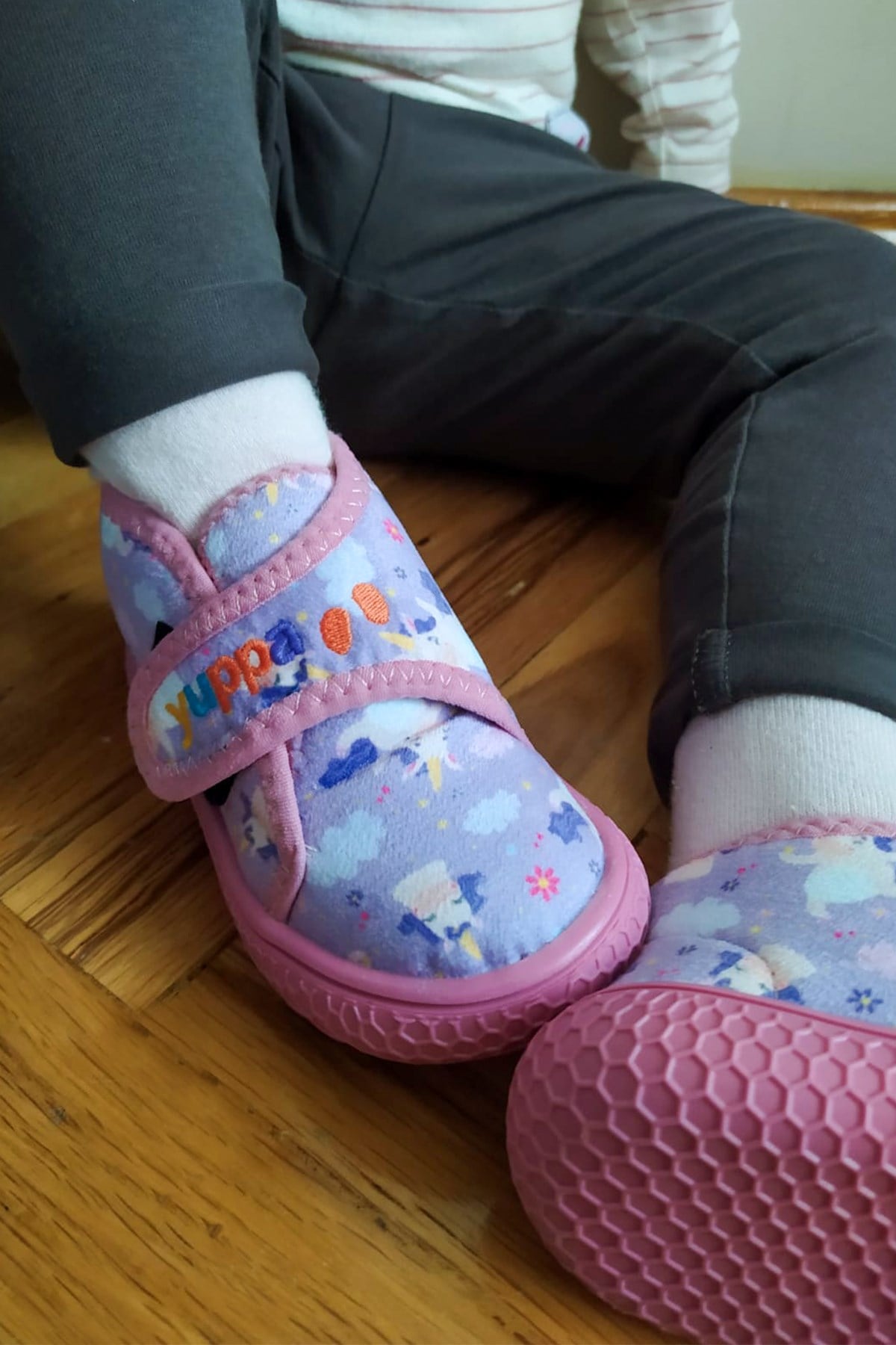 Yuppa Funny Happy Unicorn Kız Çocuk Panduf