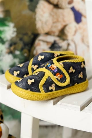 Yuppa Funny Teddy Bears Kaydırmaz Taban Çocuk Ev Kreş Ayakkabısı Panduf