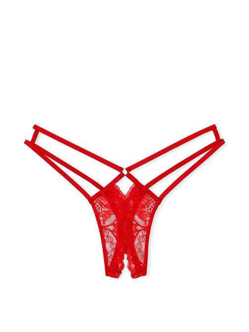 Askılı Dantelli Tanga
