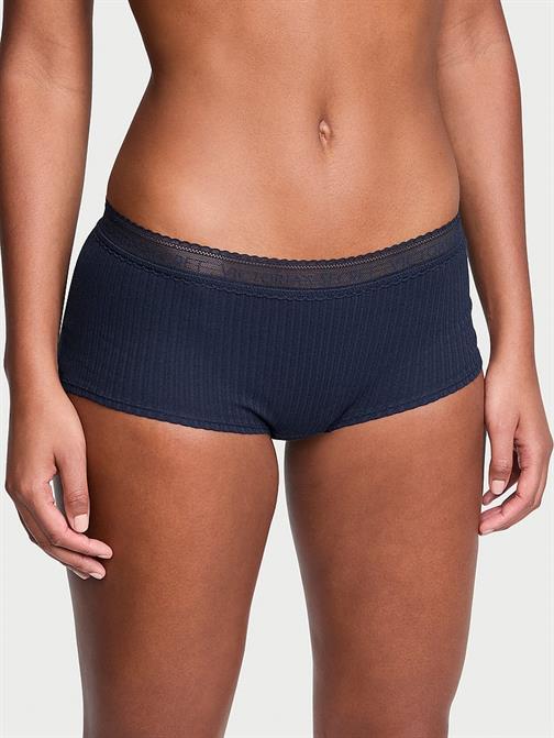 Beli Dantelli Pamuklu Boyshort Külot