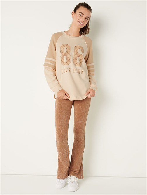 Bisiklet Yaka Oversize Sweatshirt