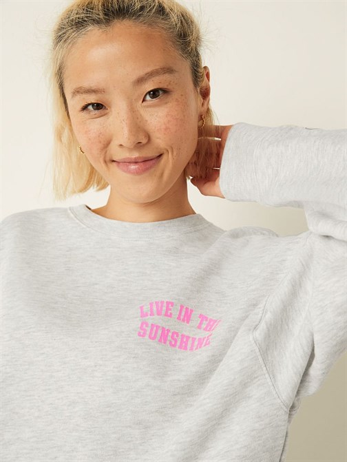 BİSİKLET YAKA SWEATSHIRT