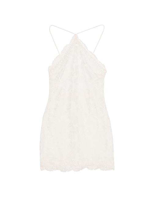 Boho Çiçek İşlemeli Halter Yaka Elbise