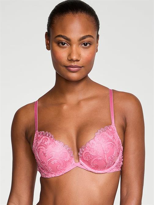 Boho Çiçek İşlemeli Push-Up Sütyen