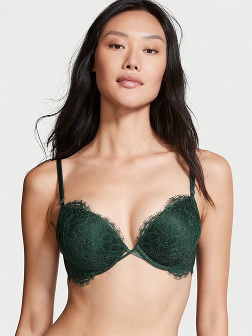 Bombshell 2 Beden Büyük Gösteren Dantelli Push-Up Sütyen