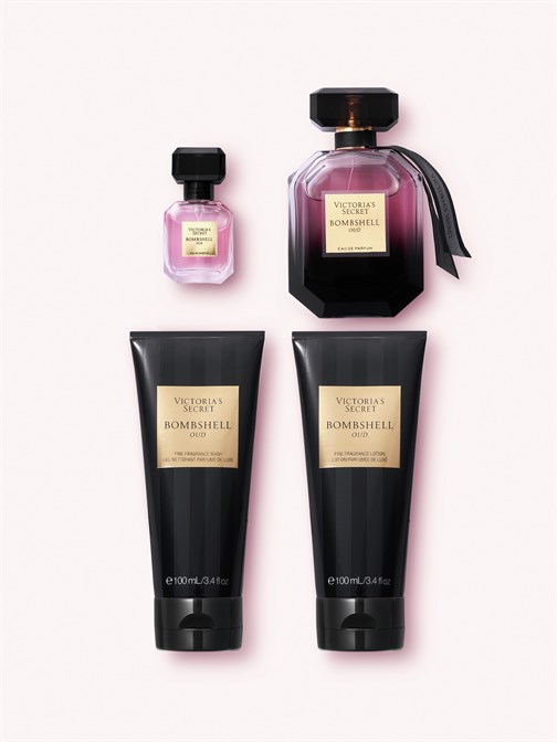 Bombshell Oud Orta Boy Parfüm Hediye Seti (5li Set)