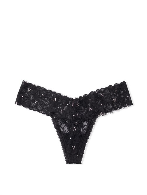 The Lacie Çiçekli Dantel Tanga Külot