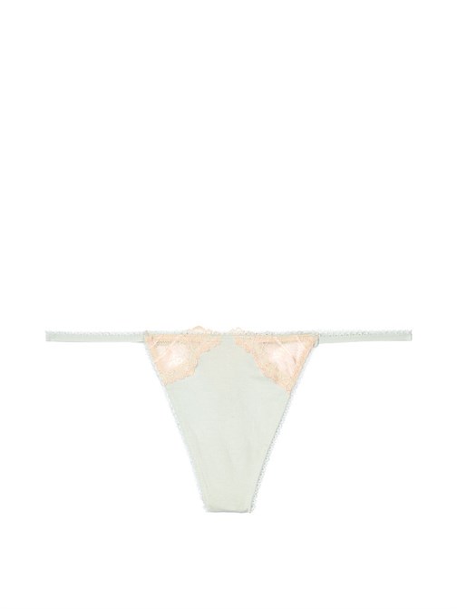 Victorias Secret Pamuk ve Dantel V-String Külot
