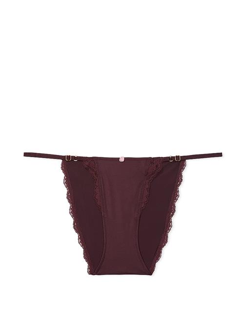 Dantel Kenarlı Ayarlanabilir İpli Bikini Külot