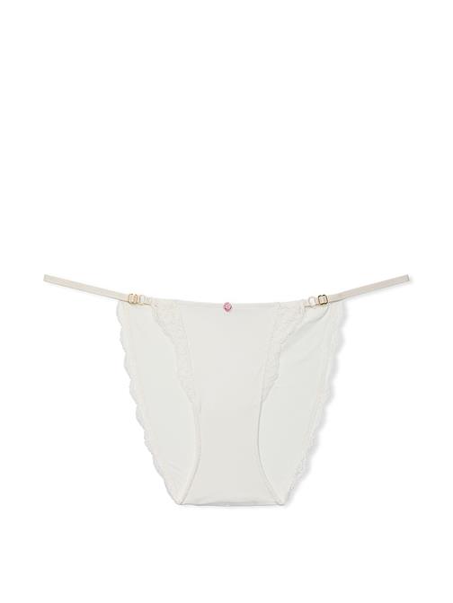 Dantel Kenarlı Ayarlanabilir İpli Bikini Külot