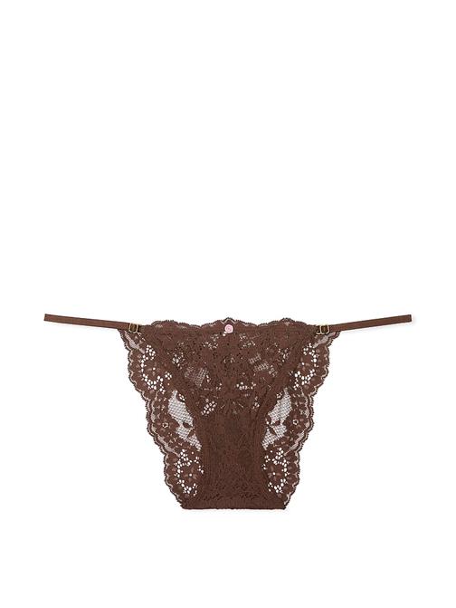 Dantelli Ayarlanabilir Askılı Bikini Külot