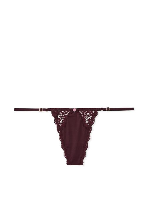Dantelli Ayarlanabilir V-String Külot