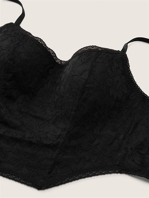 Dantelli Hafif Destekli Korse Bralet