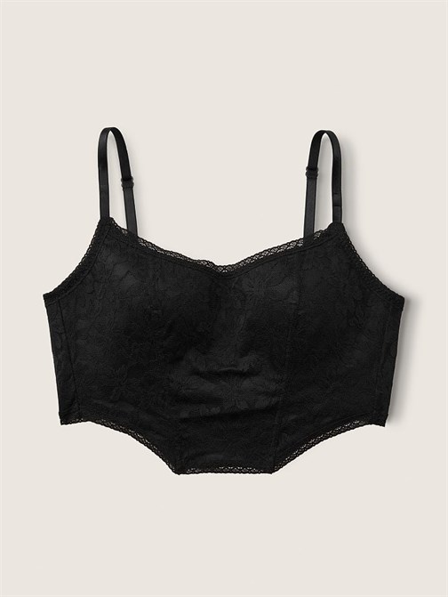 Dantelli Hafif Destekli Korse Bralet