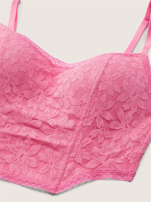 Dantelli Hafif Destekli Korse Bralet