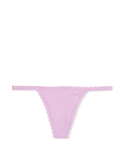 Dantelli Pamuklu V-String Külot