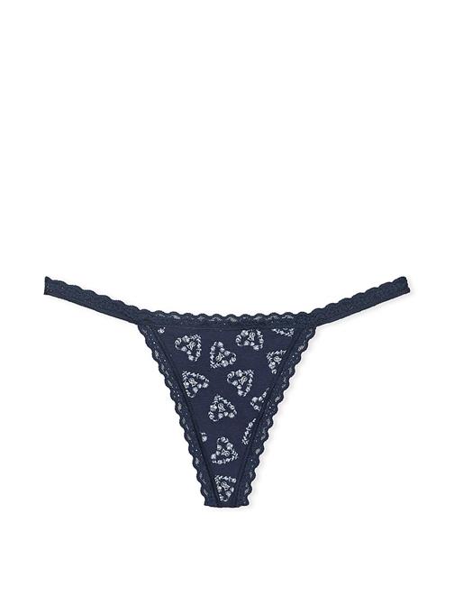 Dantelli Pamuklu V-String Külot