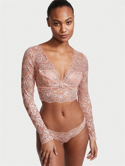 Dream Angels Allure Işıltılı Uzun Kollu Büstiyer