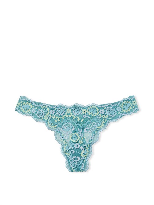 Dream Angels Çiçekli Boyalı Dantel Tanga Külot
