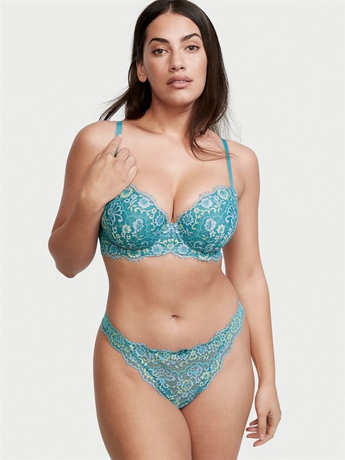 Dream Angels Çiçekli Boyalı Dantel Tanga Külot