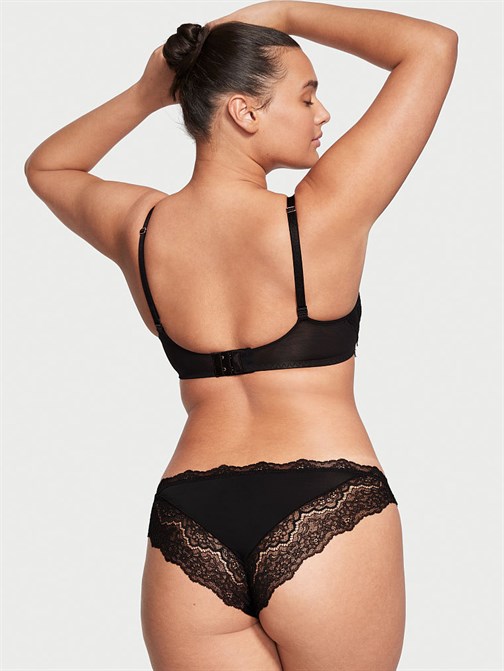Dream Angels Çiçekli Dantel Detaylı Cheekini Külot