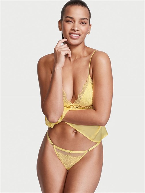 Dream Angels File ve Dantel V-string Külot