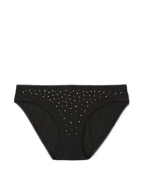 Esnek Pamuklu Scatter Işıltılı Bikini Külot