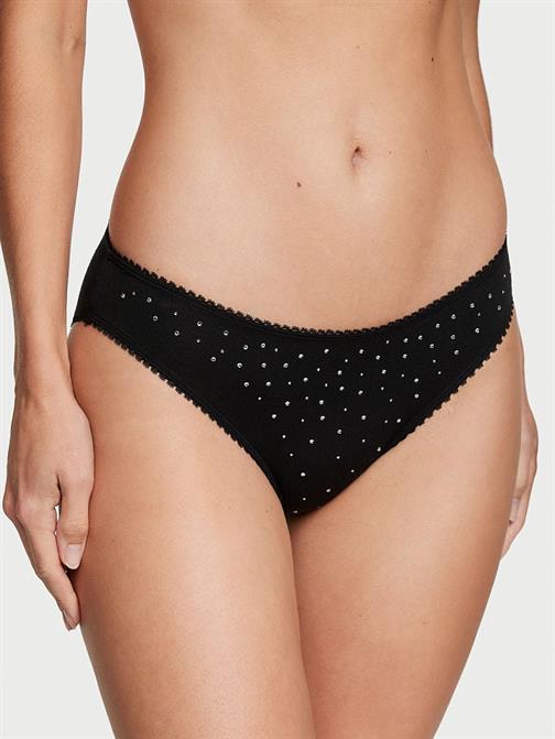 Esnek Pamuklu Scatter Işıltılı Bikini Külot