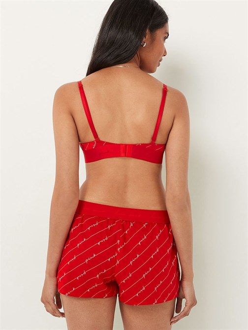 Flanel Boxer Şort Pijama