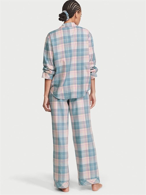 Flanel Uzun Pijama Takımı