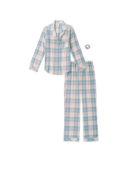 Flanel Uzun Pijama Takımı