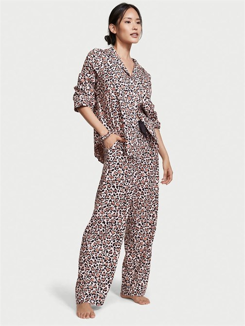 Flanel Uzun Pijama Takımı