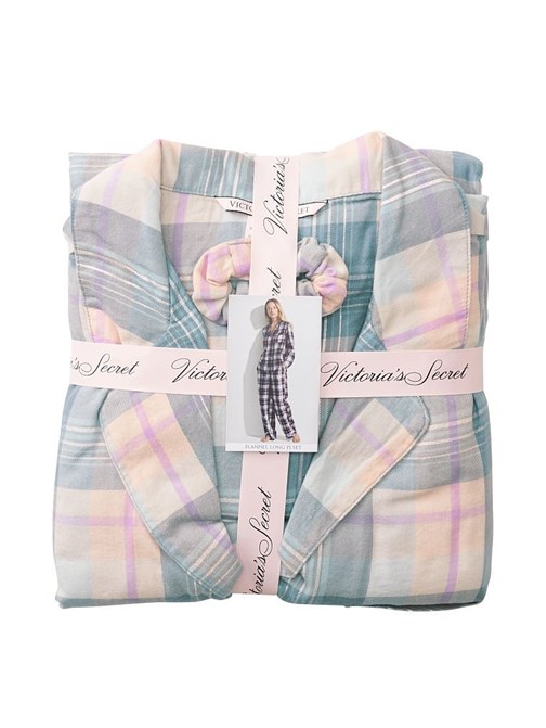 Flanel Uzun Pijama Takımı