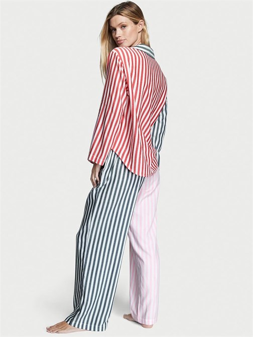 Flanel Uzun Pijama Takımı