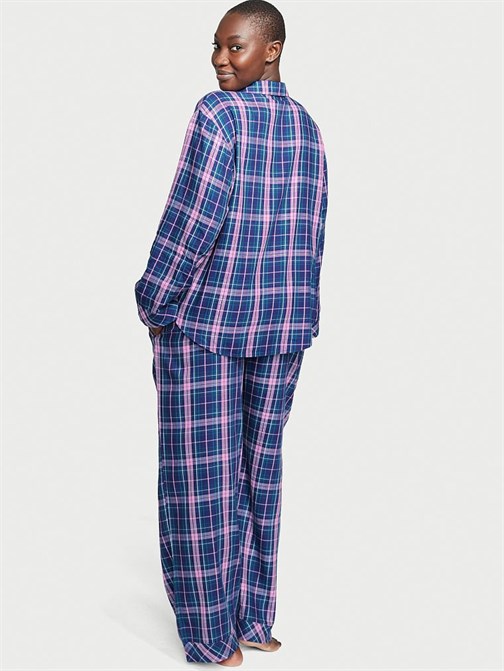 Flanel Uzun Pijama Takımı