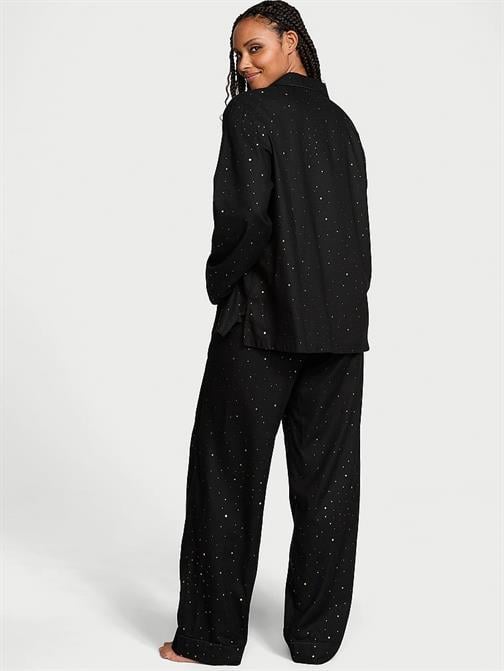 Flannel Uzun Pijama Takımı