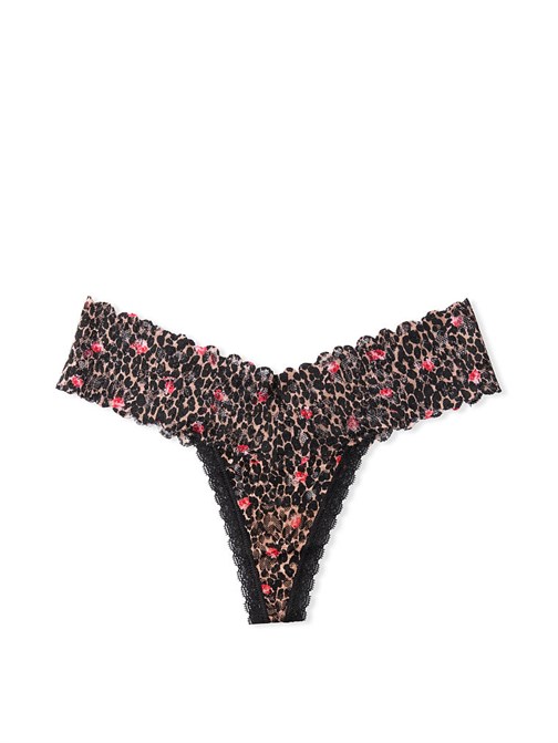 The Lacie Çiçekli Dantel Tanga Külot