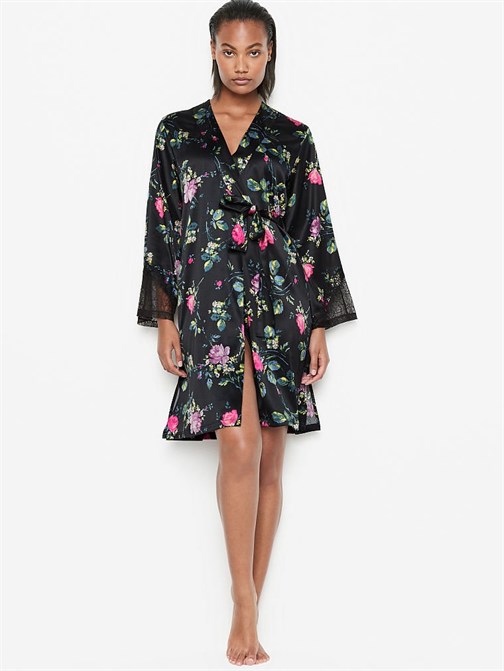 Fransız Dantel Kimono Sabahlık
