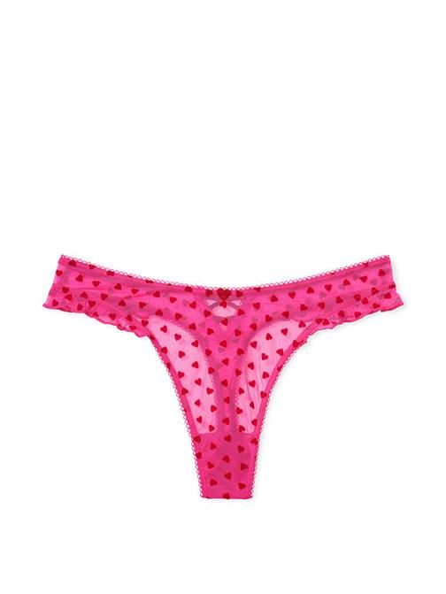 Fun & Flirty Dantelli Derin Bacak Kesimli Scoop Tanga