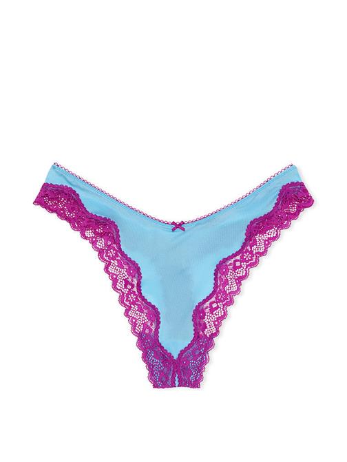 Fun & Flirty Dantelli Derin Bacak Kesimli Scoop Tanga
