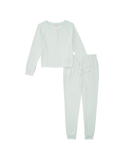 Glow Waffle Uzun Kollu Jogger Pijama Takımı